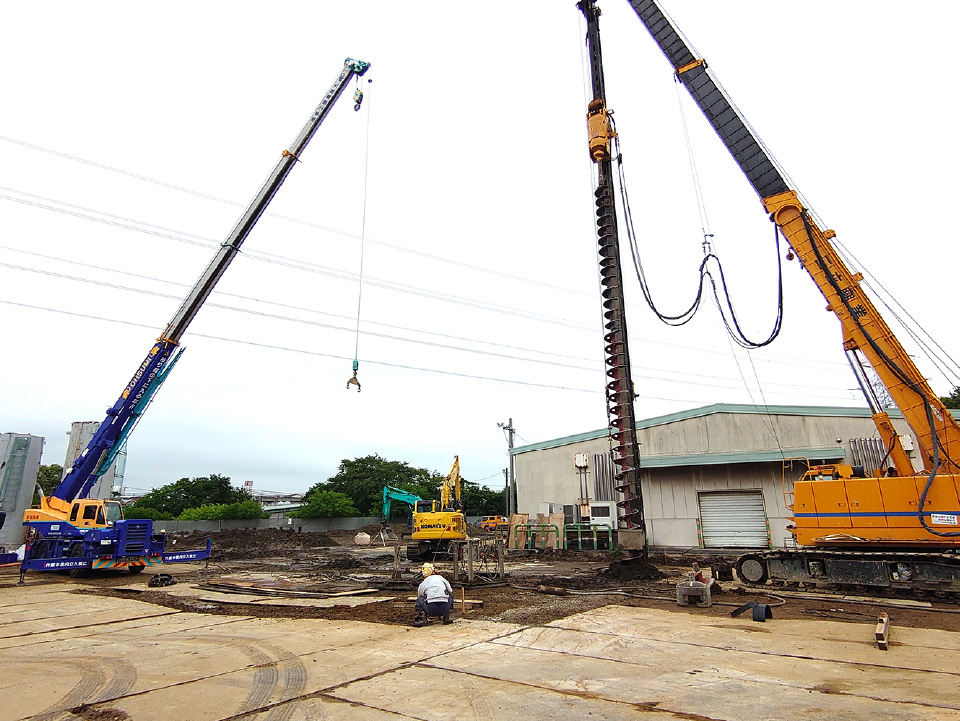 【柏公設市場立体駐車場】着工しました！