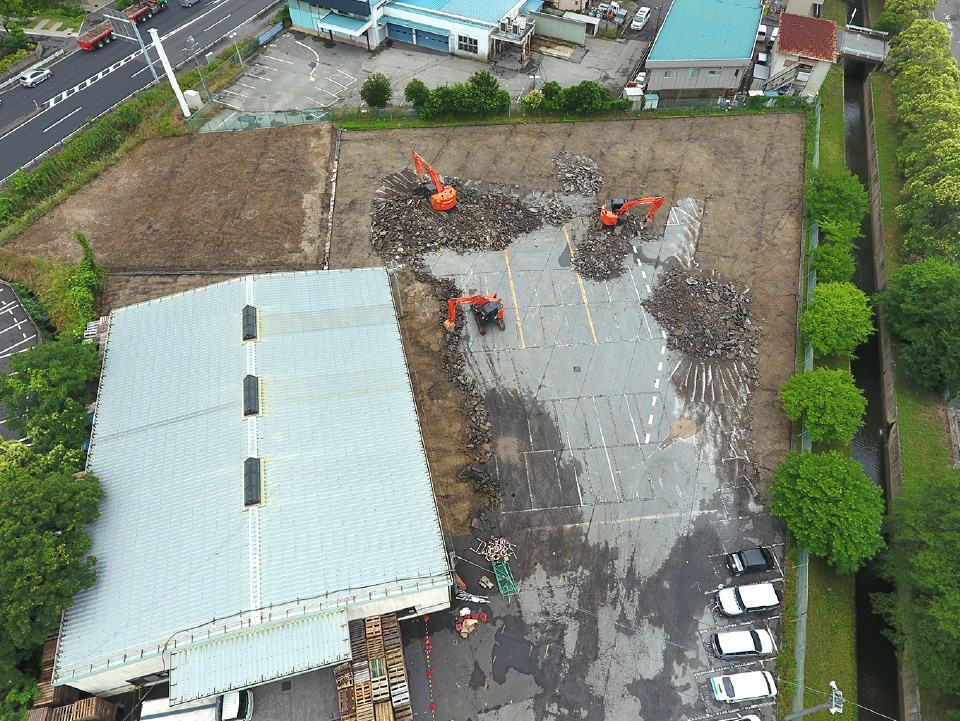 【柏公設市場立体駐車場】着工しました！