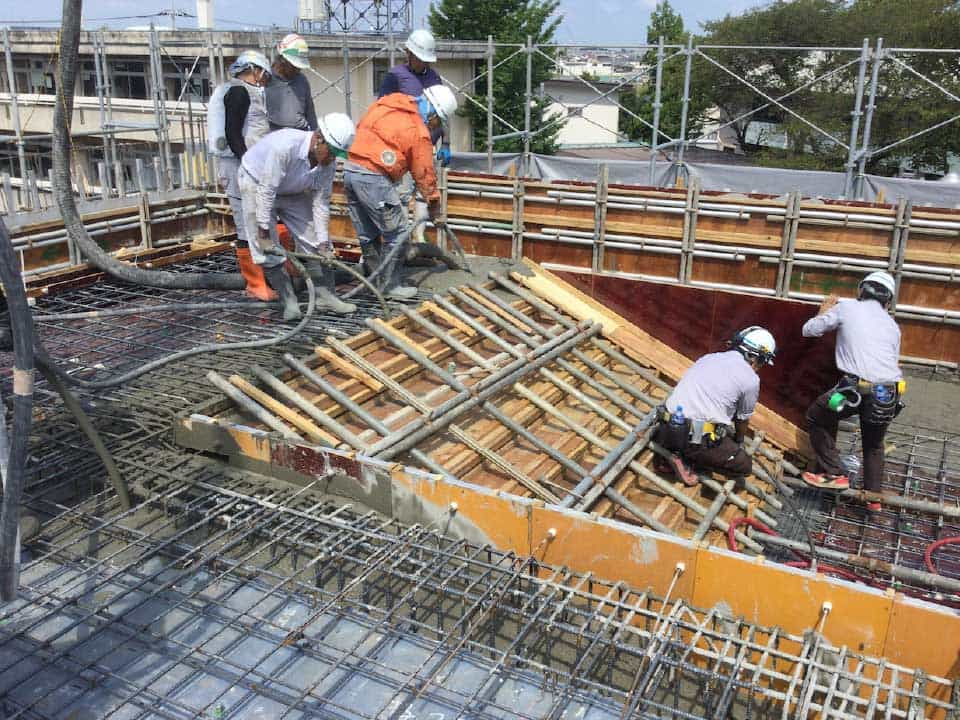 【柏市立田中小学校第一校舎建替工事】8月現場進捗のご報告