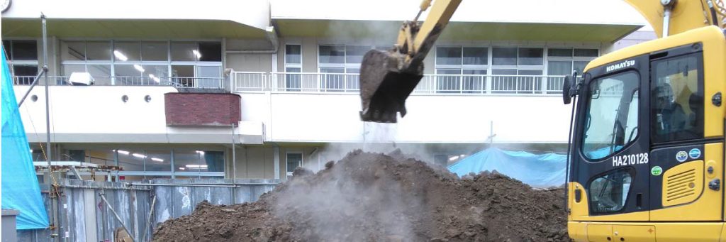 【柏みどりこども園】改築工事 2月の様子