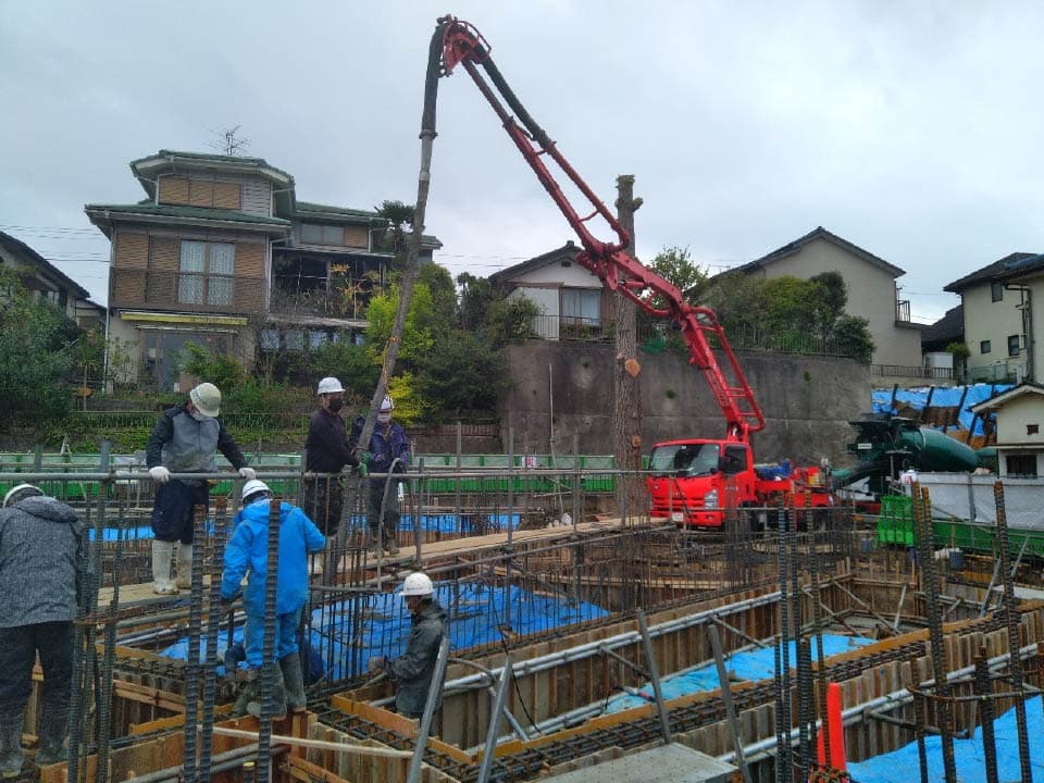 【柏みどりこども園】改築工事　4月の様子