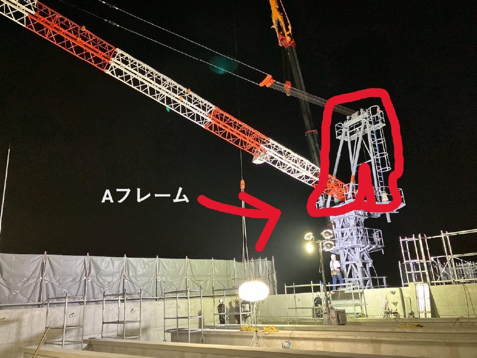 【柏市末広町事務所ビル】ありがとう。タワークレーン。