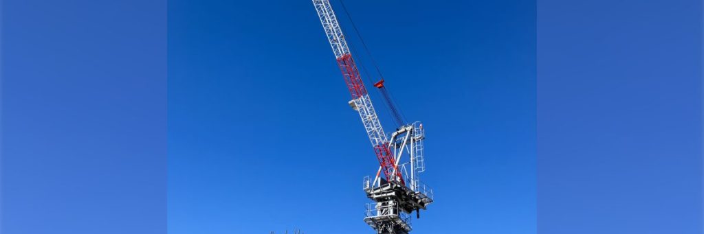 【柏市末広町事務所ビル】ありがとう。タワークレーン。