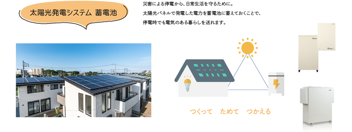 太陽光発電システム 蓄電池