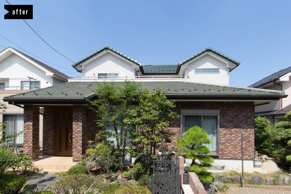 二世帯住宅に増築リフォーム 2階リビングの天井高を活かした快適空間