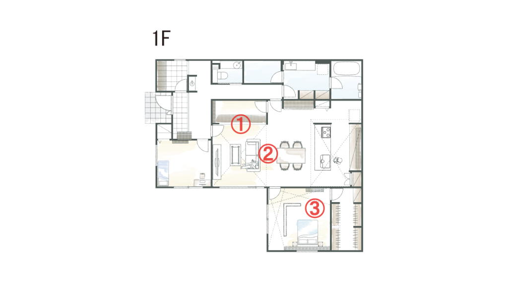 水槽にインテリア性をもたせる｜趣味と共存する間取り