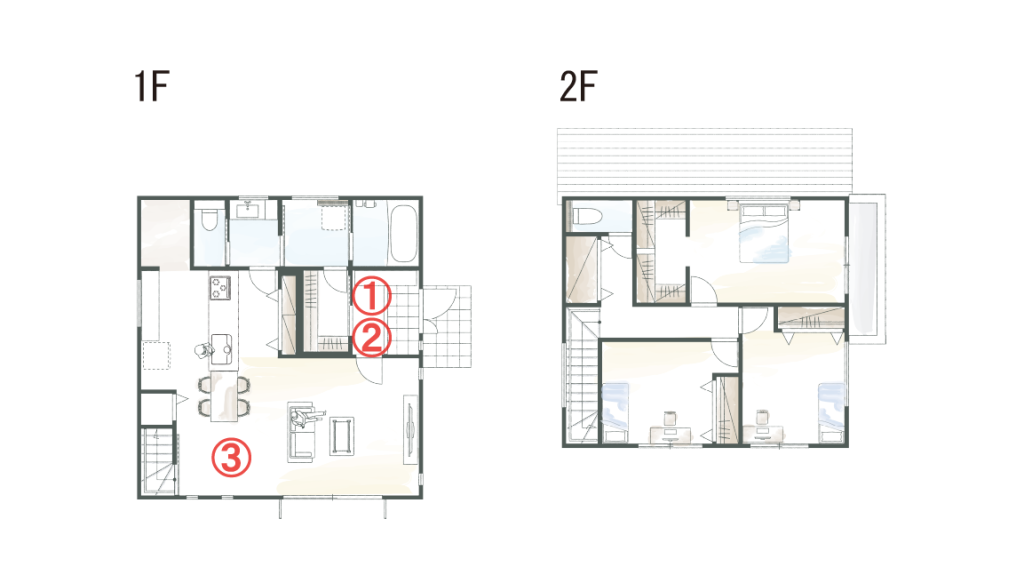 子育ても友人との時間も充実｜生活動線にこだわった間取り