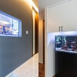 アクアリウムを2WAYで楽しめる間取り