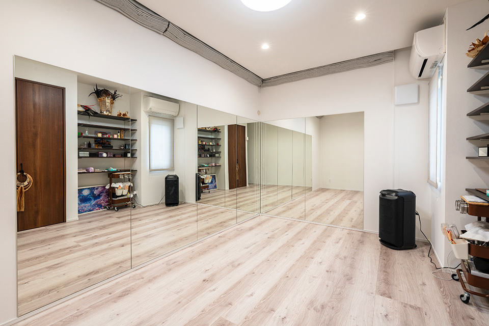 アクアリウムを2WAYで楽しめる間取り