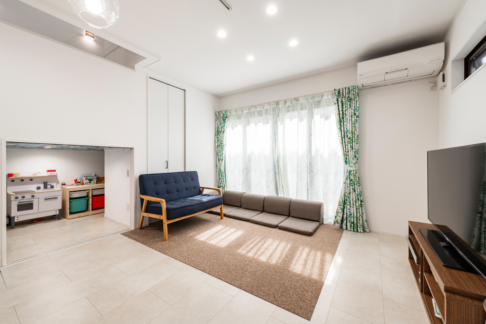 3世代で暮らす｜スキップフロアでつながる間取り