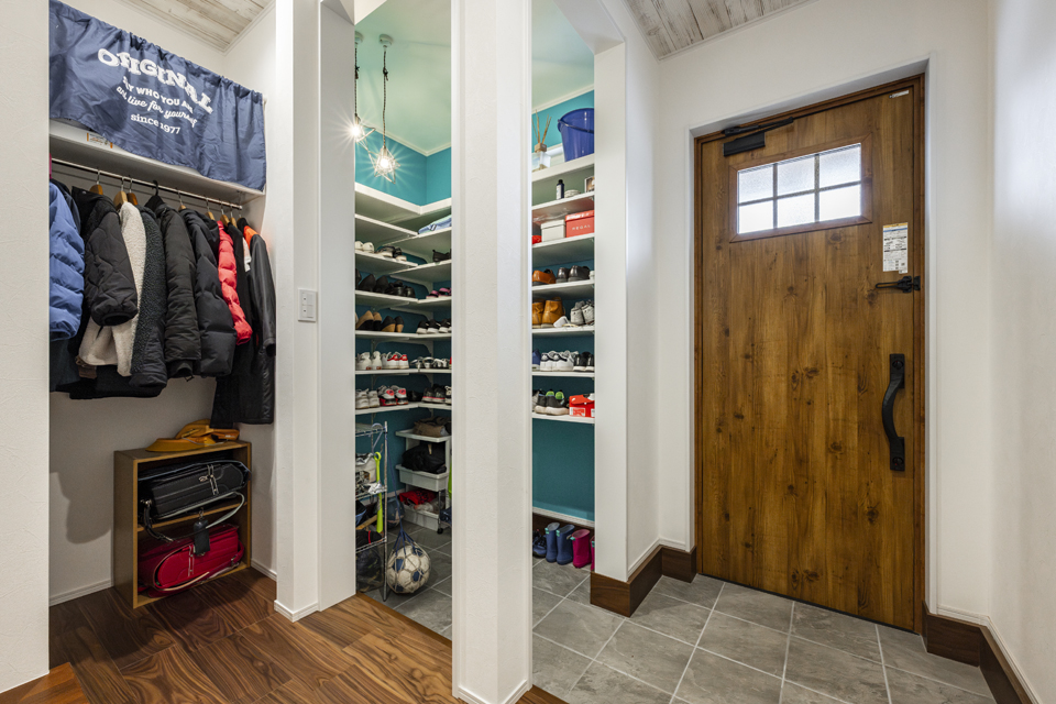 リビング直結の脱衣室｜家族の「心地よい」を叶える間取り