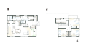 いつでも家族の気配をそばに｜見守り動線の間取り