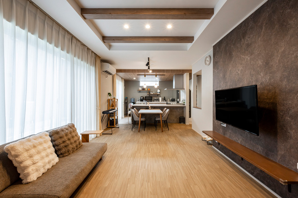 いつでも家族の気配をそばに｜見守り動線の間取り