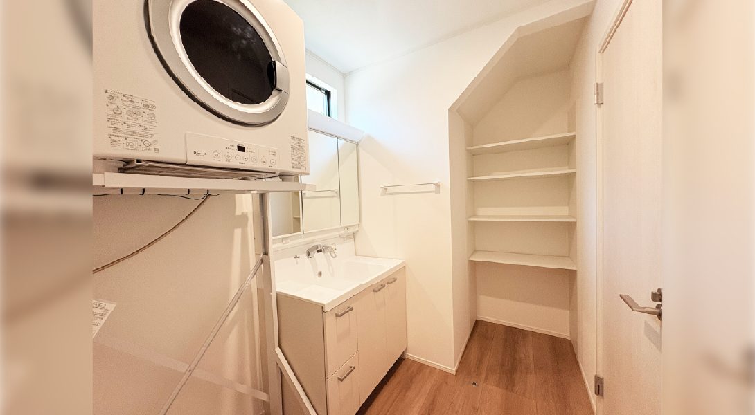 【エルカス都賀】洗面脱衣室