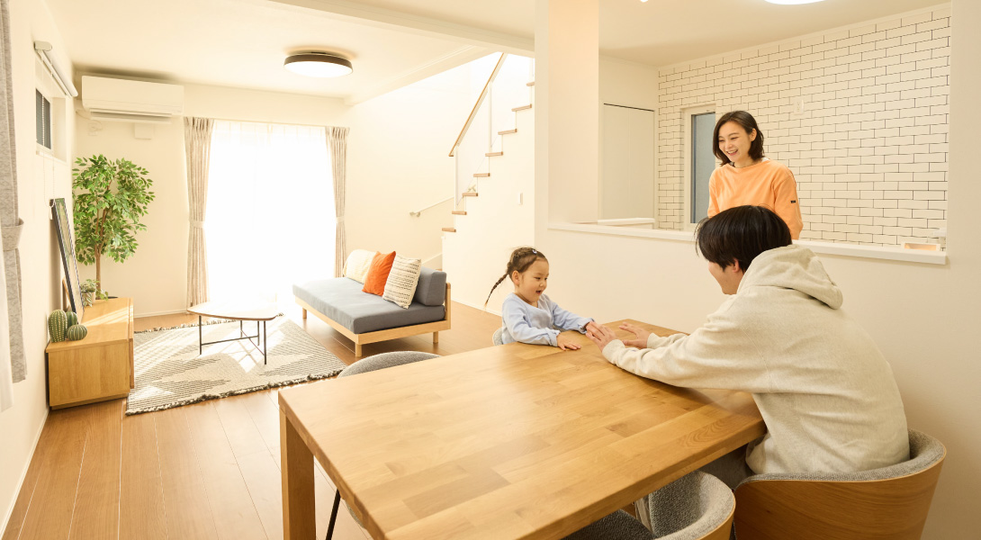 【ヘリオスタウン稲毛5】2号棟：LDK