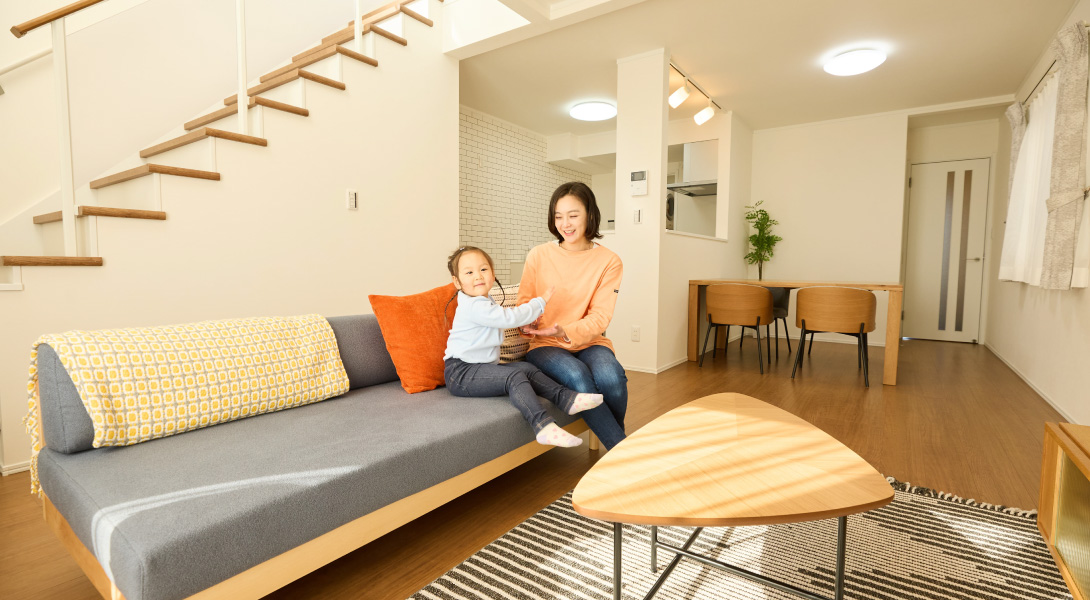 【ヘリオスタウン稲毛5】2号棟：LDK