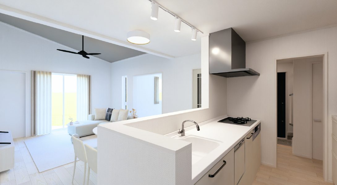 【ヘリオスタウン都賀2】15号棟パース③