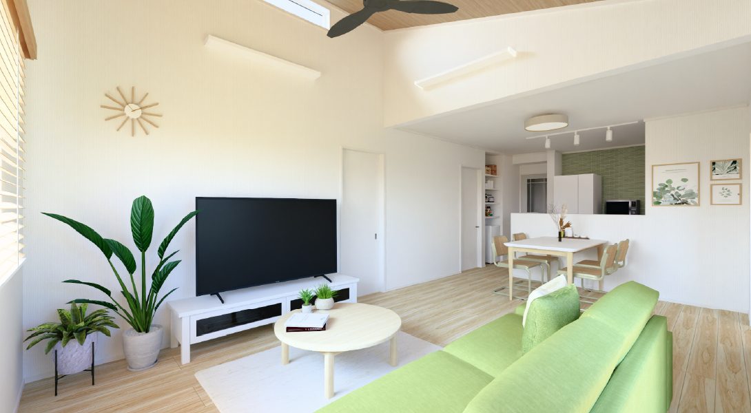 【ヘリオスタウン都賀2】内観パース①