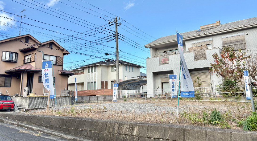 【富里市日吉台建築条件付き売地】現地写真③