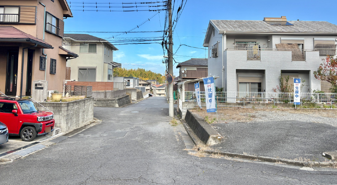 【富里市日吉台建築条件付き売地】現地写真④