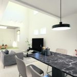 【ヘリオスタウンおおたかの森75】11号棟：内観パース　LDK