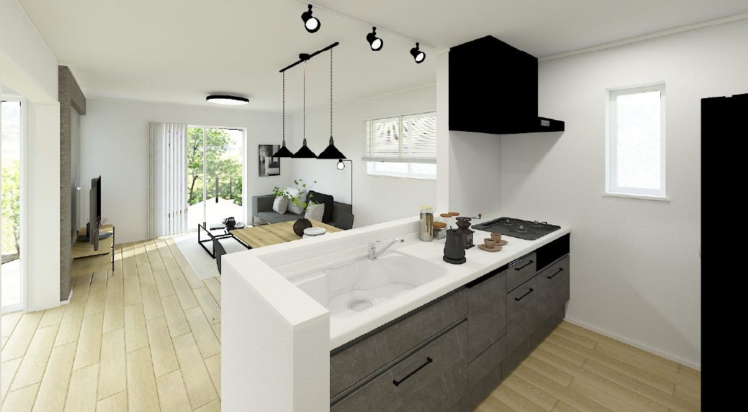 【ヘリオスタウン松戸12】1号棟キッチン