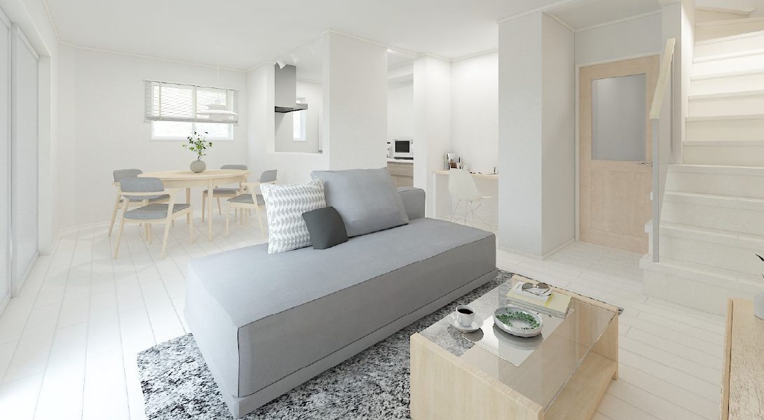 【ヘリオスタウン松戸12】2号棟LDK