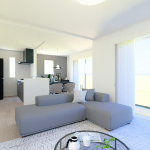 17号棟　内観パース