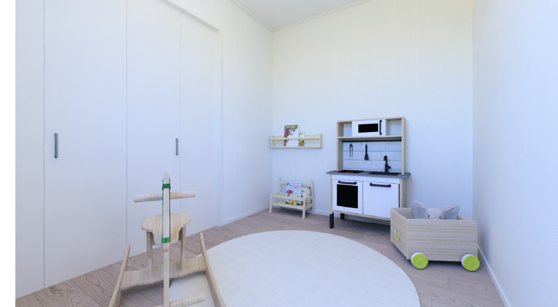 17号棟　内観パース