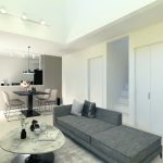 【ヘリオスタウンおおたかの森75】11号棟：内観パース　LDK