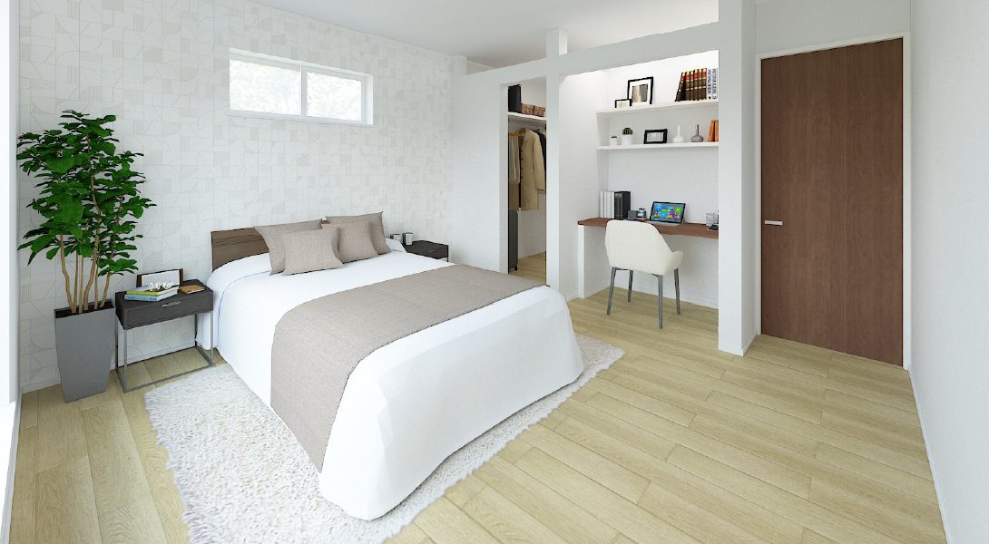 【ヘリオスタウン松戸12】1号棟ベッドルーム