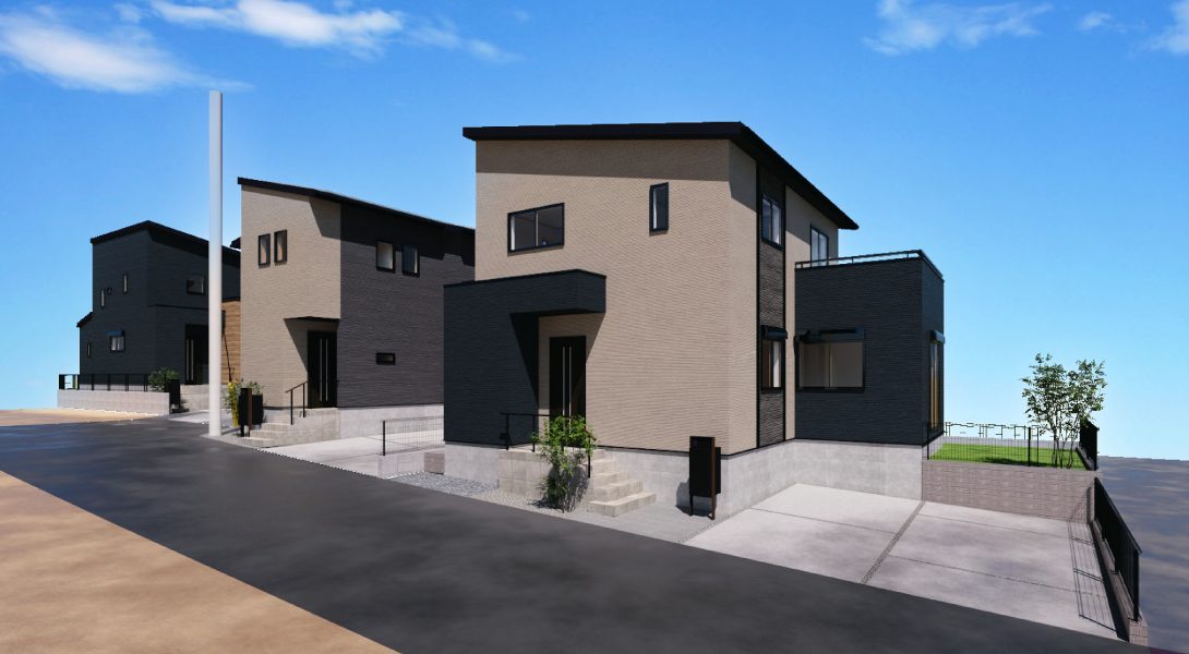 【ヘリオスタウン八千代緑が丘5S】外観パース