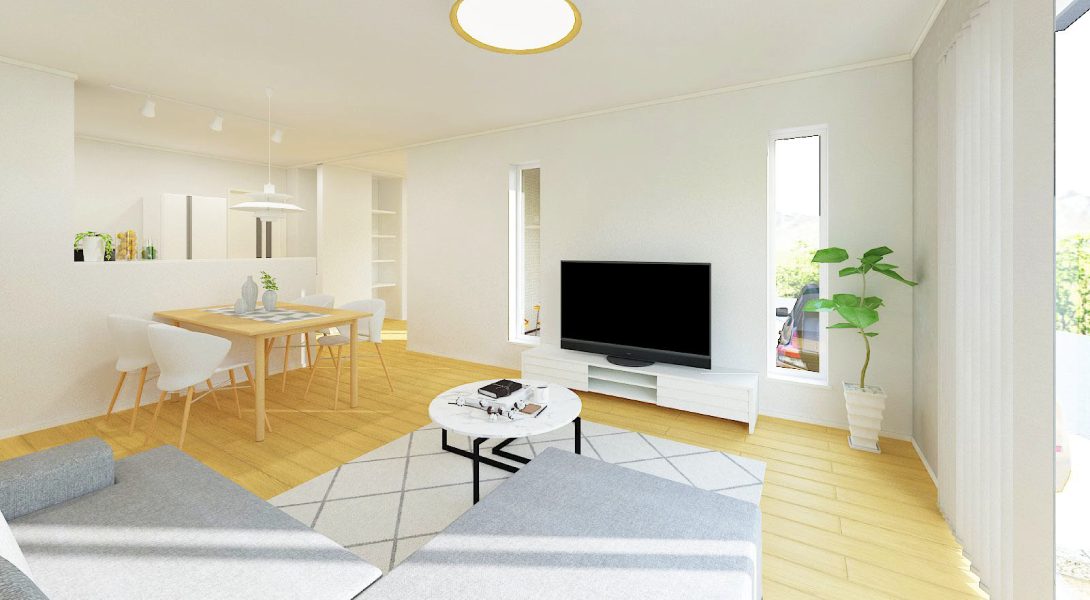 【ヘリオスタウン四街道たかおの杜16】5号棟パース｜LDK