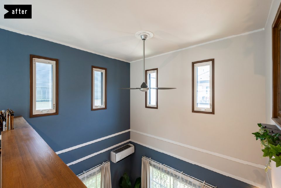 ロマンを感じるレトロモダンな暮らし｜大胆なカラー変更でフルリフォーム