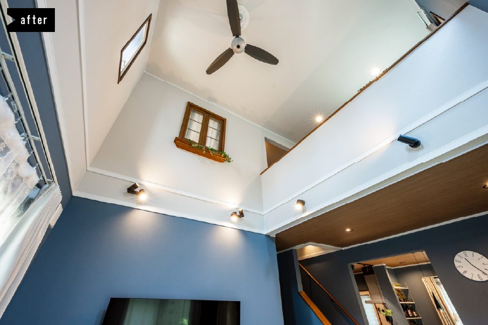 ロマンを感じるレトロモダンな暮らし｜大胆なカラー変更でフルリフォーム