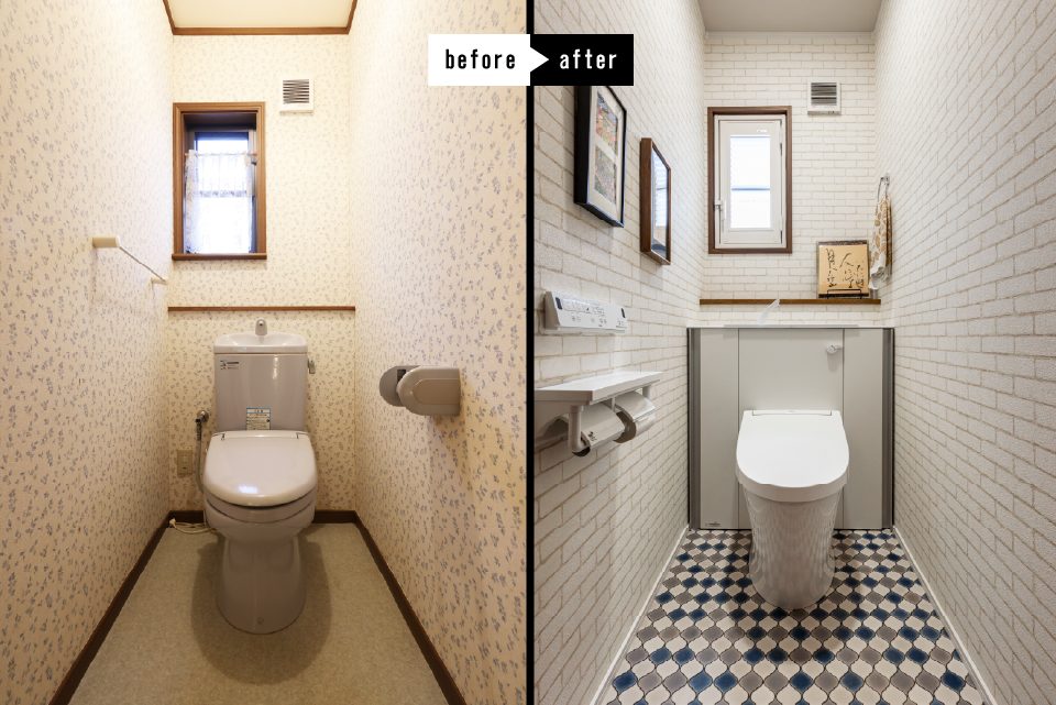 ロマンを感じるレトロモダンな暮らし｜大胆なカラー変更でフルリフォーム