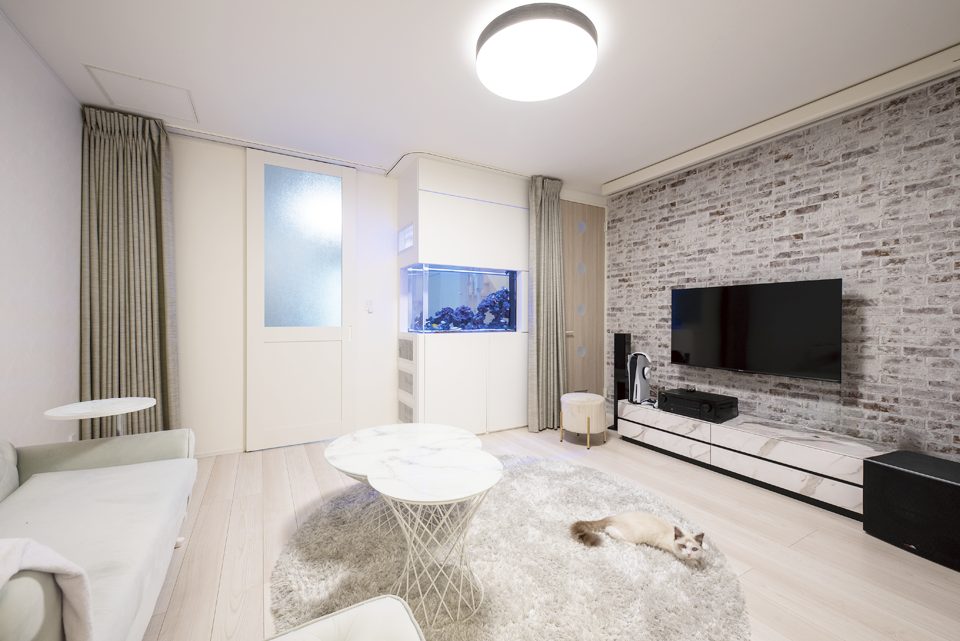 水槽のあるフレンチカントリーノイエ